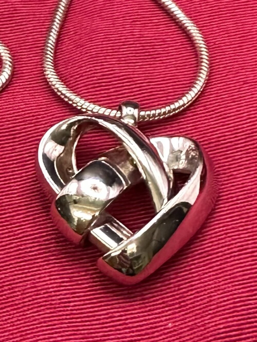 Off Limits Brand Heart Pendant Necklace